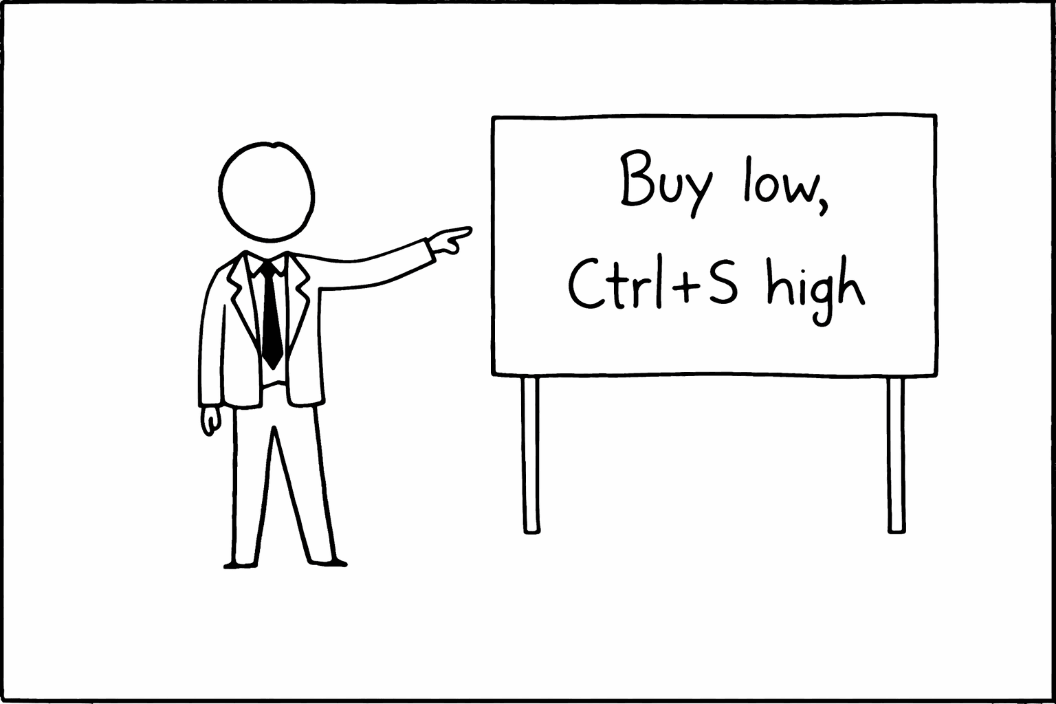 Investment advice meme